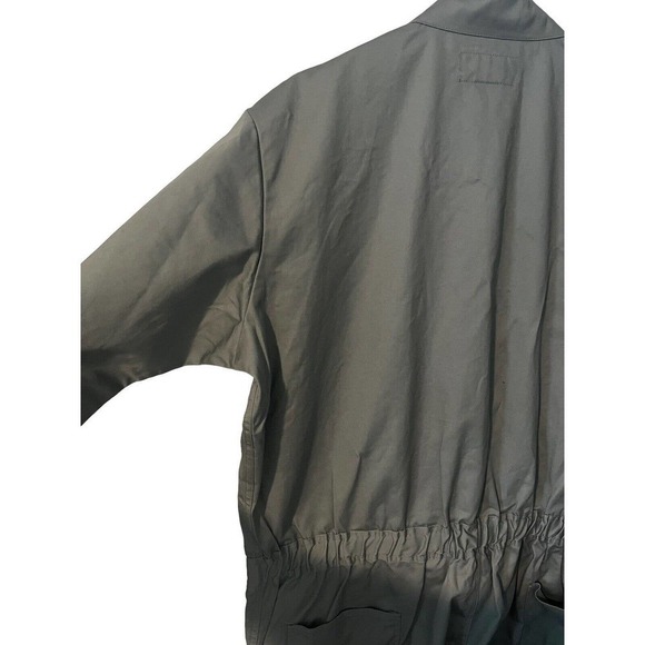 Forge FR Mens Fire Resistant Coveralls Gray Elastic Waist Full Zip Snap 3XL NEW - Picture 15 of 16
